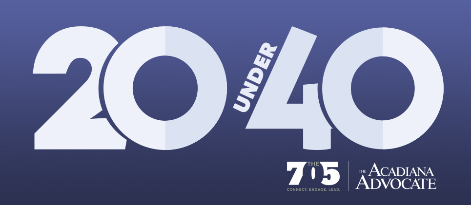 20 Under 40 logo
