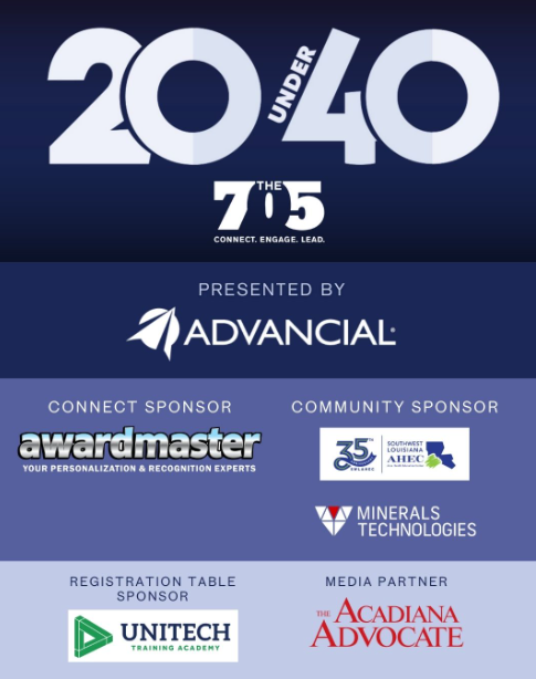 20 under 40 sponsors